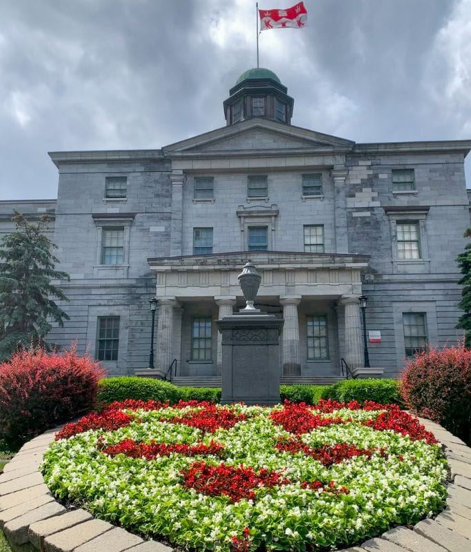 One of McGill University's most recognizable buildings. McGill is one of Canada's top universities.