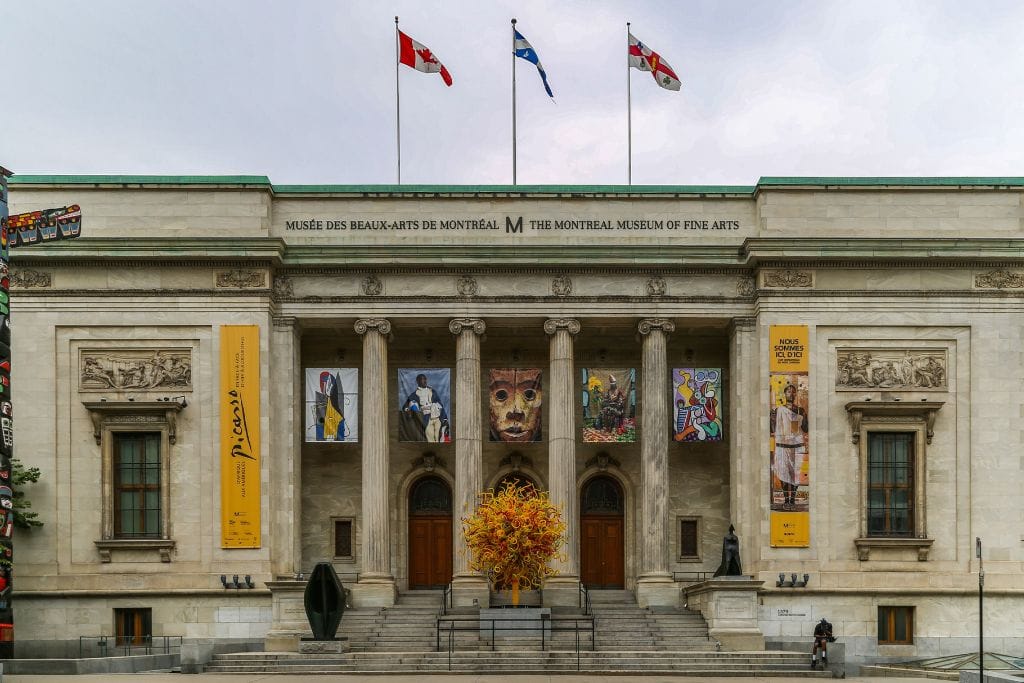 A picture of one of the five buildings that makes up Montreal's Fine Arts Museum. If you are an art lover, this museum should be on your itinerary for your next trip to Montreal, Canada!
