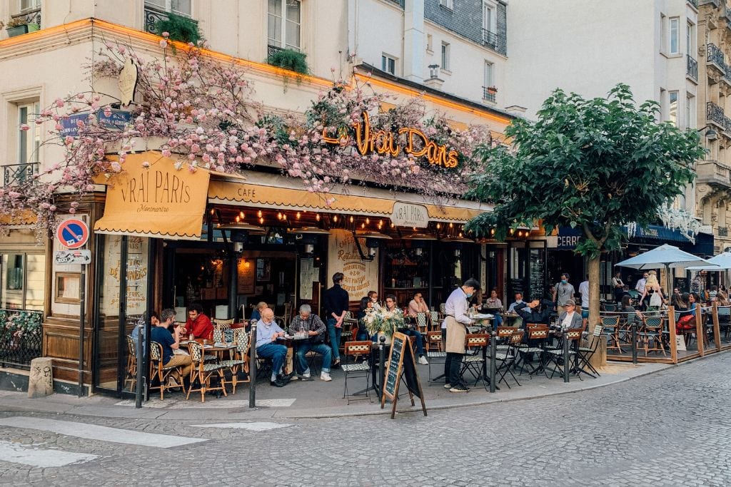 One of the many adorable cafes on the streets of Paris. It's almost a right of passage to participate in the cafe culture of the city!