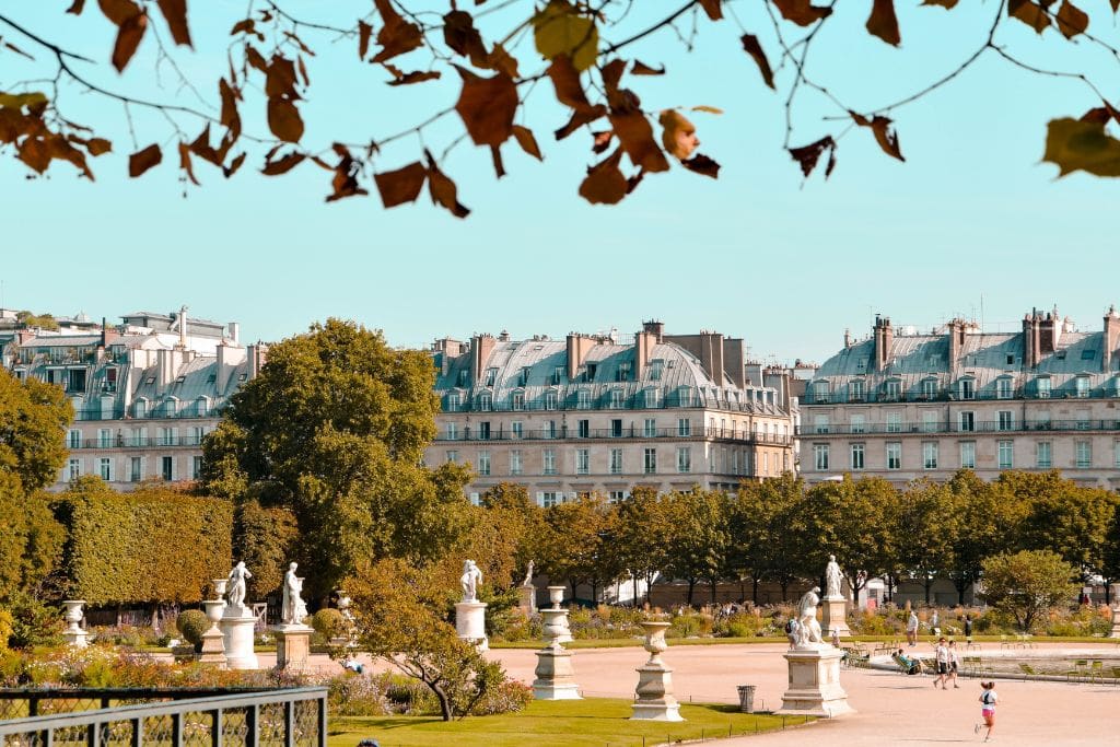 A picture of the one the numerous parks within Paris. If you're overwhelmed by the commotion of the city, it's worth heading to one of green spaces within Paris.