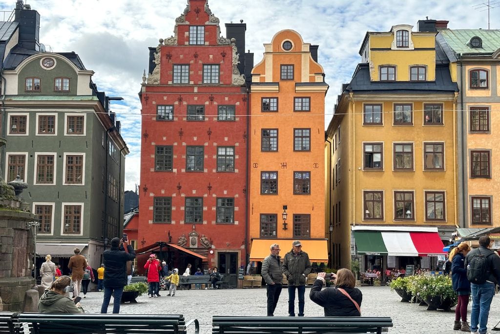 A picture of Old Town or Gamla Stan in Stockholm Sweden.