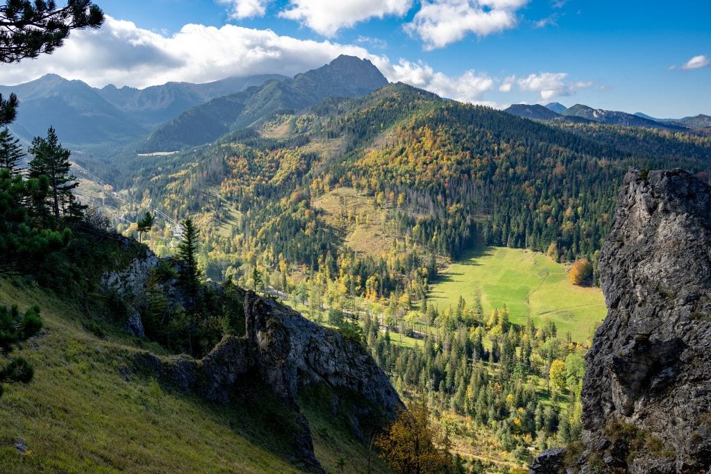 A picture of the Tatra mountains, which you can see if you take a Zakopane Tour from Krakow.