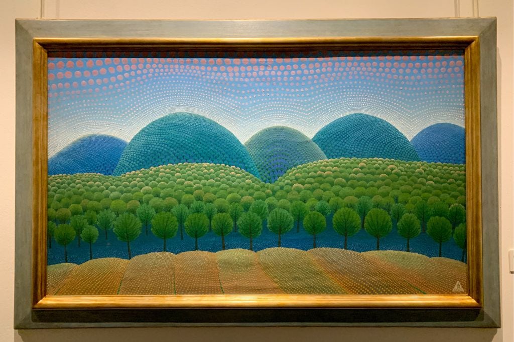 A picture of one of the paintings that can be seen at the Croatian Museum of Naive Art. Make sure to check out a couple of the 30+ museums during your 3 Days in Zagreb Croatia!