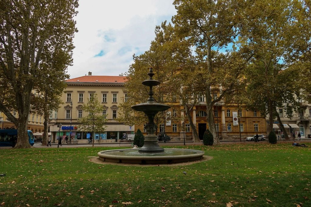 A picture of the oldest fountain in Zagreb, Croatia. I highly recommend walking the green horseshoe during your 3 days in Zagreb