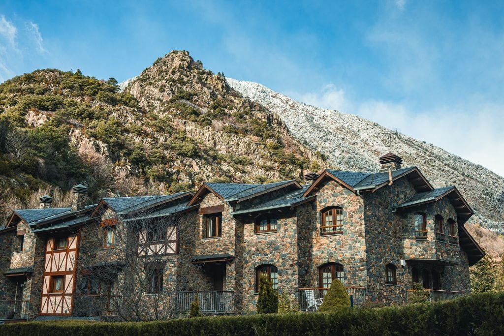 A picture of the unique architecture that exists in Andorra. If you can appreciate less opulent architecture, then Andorra is likely worth visiting.