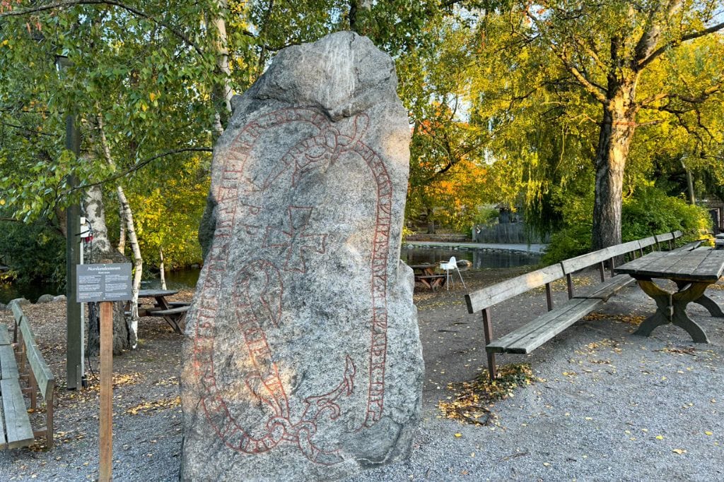 A picture of a rune found in Skansen