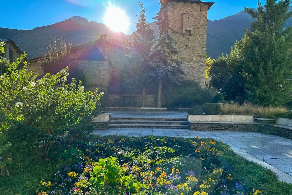 A picture of the famous Casa de la Vall in Andorra. If you do one of the Andorra Tours from Barcelona, you can explore this historic building in Andorra's capital.