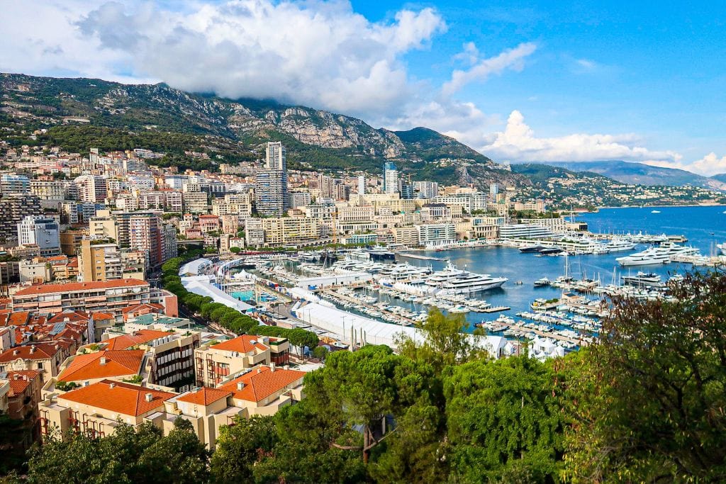 A picture of taken from the Panoramic viewpoint of Monaco. This is a spot you won't want to miss on your Nice to Monaco Day Trip