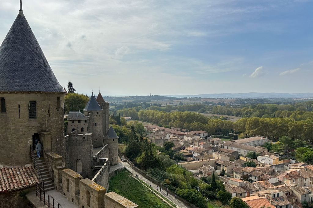 A picture of Carcassonne from the western Ramparts. There are also day tours from Toulouse if you want to escape the big city.