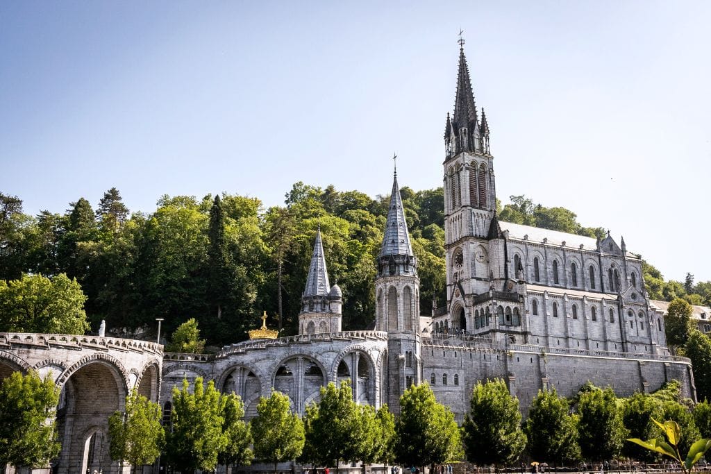 A picture of Lourdes. Another common day tour from Toulouse is to Lourdes, the most famous religious pilgrimage site in France.