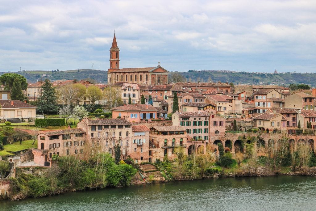 A picture of Albi, which is an easy day trip from Toulouse.