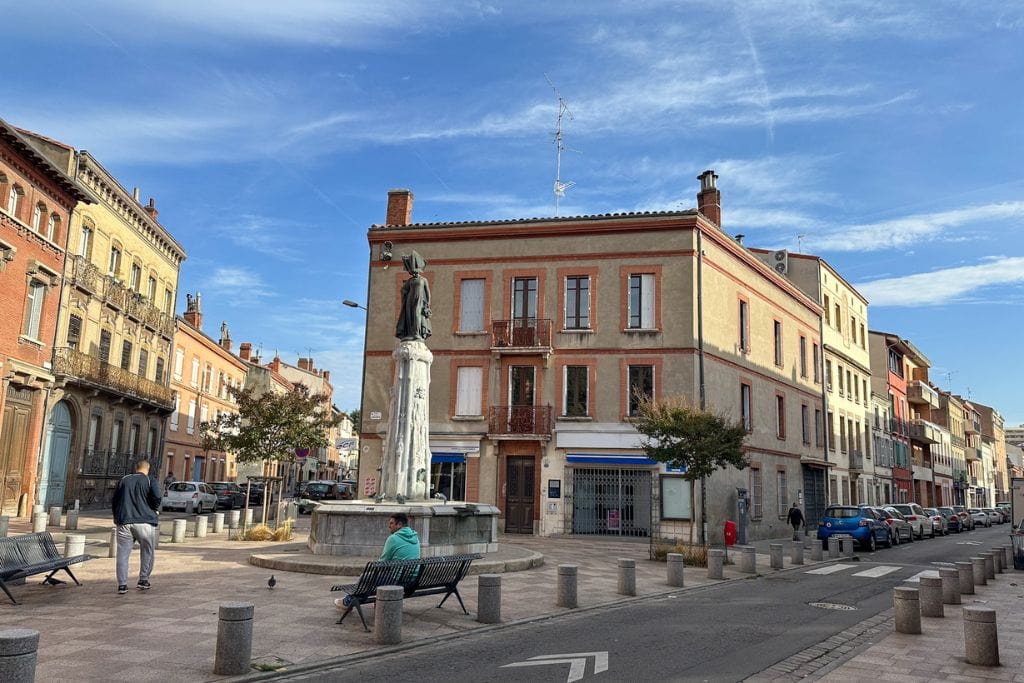 One of the squares in Toulouse.