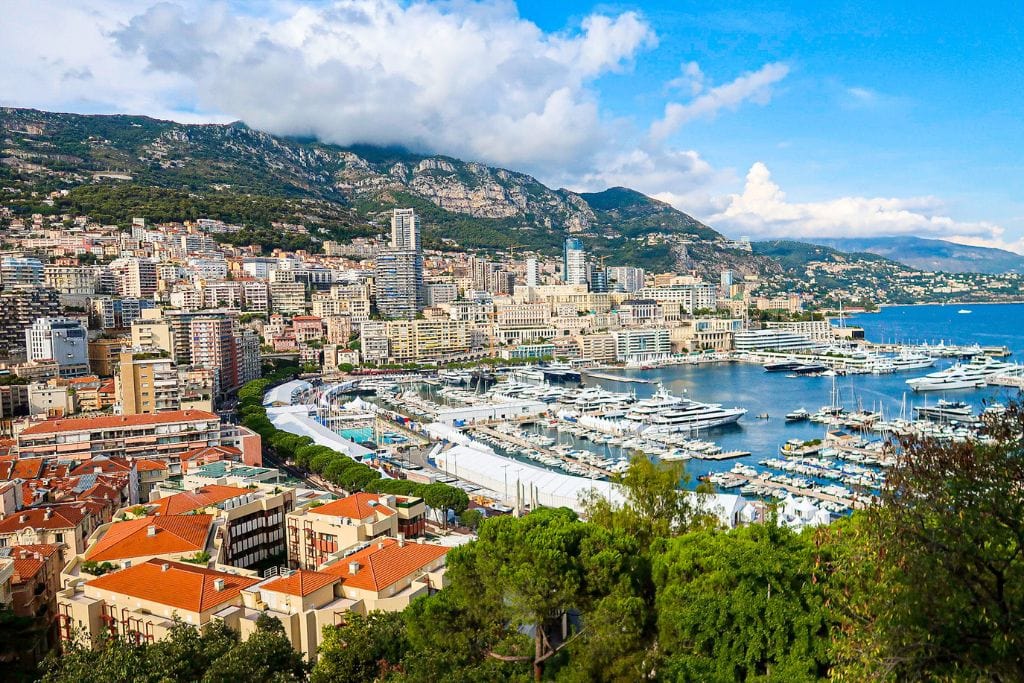 A picture of Monaco. Monaco is not expensive to visit from Nice because they are so close to one another