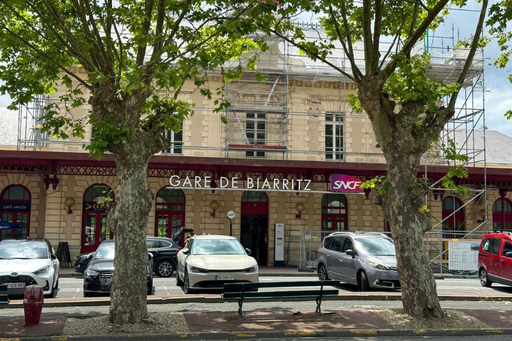A picture of Gare de Biarritz. This is one of the easiest ways to get to Biarritz from almost anywhere in France!